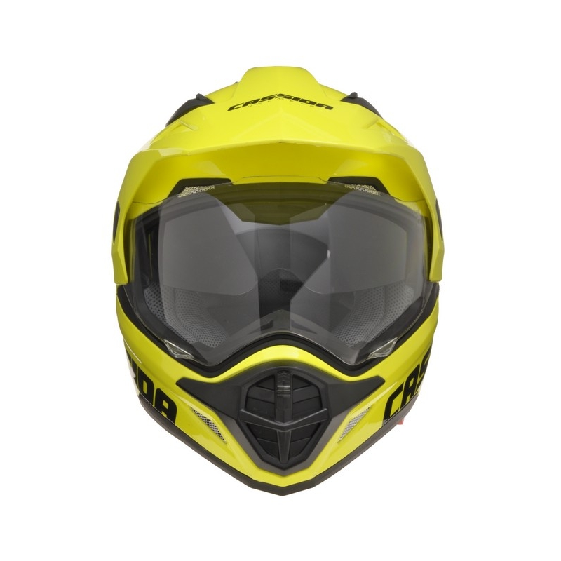 Cască de motocicletă Enduro Cassida Tour galben fluo