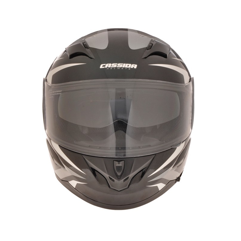 Cască de motocicletă Cassida Integral 2.0 negru-alb-gri negru-vanzare gri lichidare