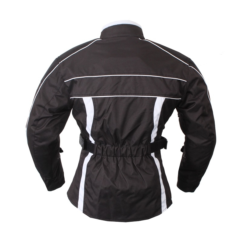 Costum de motocicletă pentru femei RSA SW-01 alb - 2 bucăți lichidare