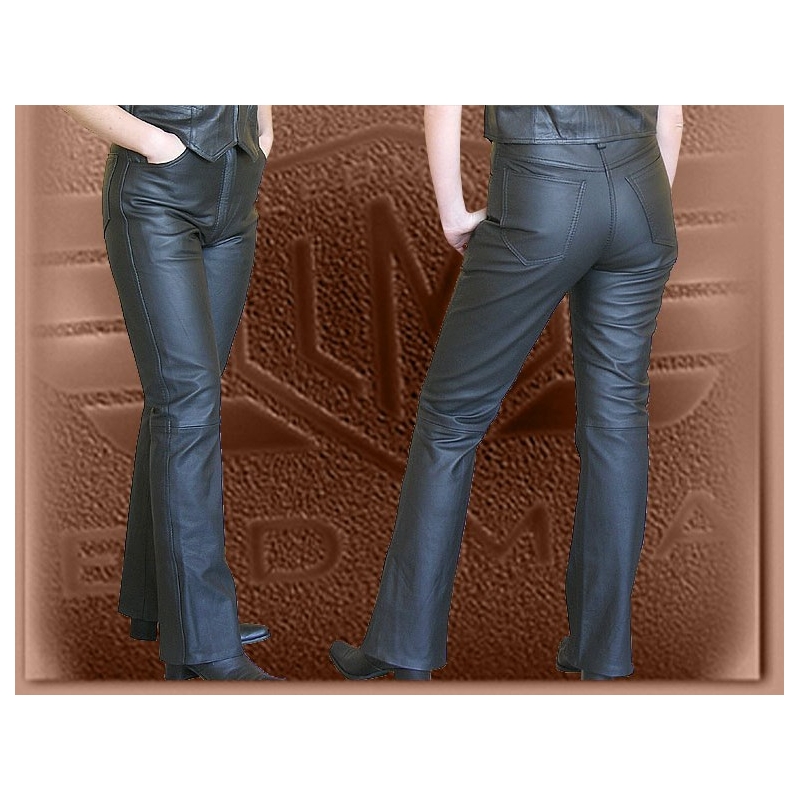Pantaloni de motocicletă din piele Classic - Vânzări pentru femei lichidare
