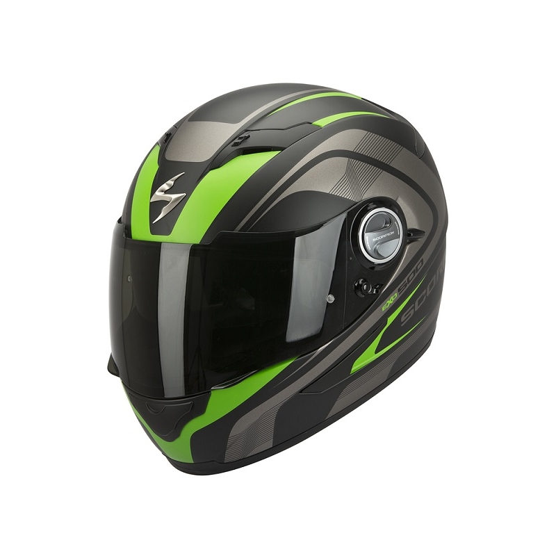 Scorpion EXO-500 Focus negru-verde cască de motocicletă integrală Scorpion lichidare