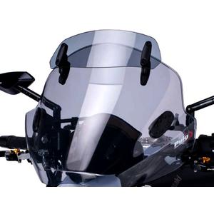Windshield PUIG STREAM WITH VISOR 5920H smoke