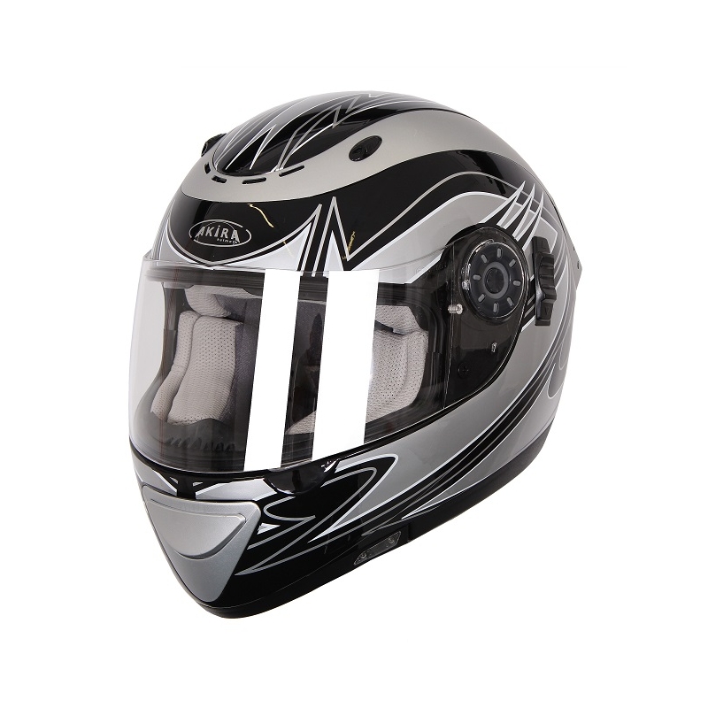 Cască de motocicletă Akira Izumi 2205 gri-negru lichidare