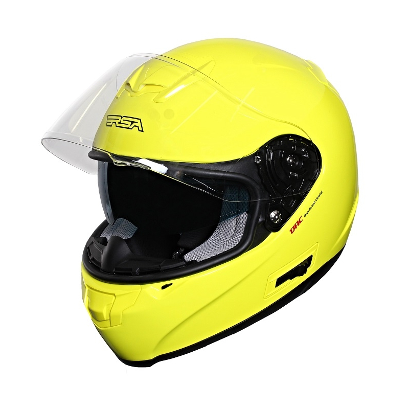 Cască de motocicletă RSA SR-01  galbenă lichidare