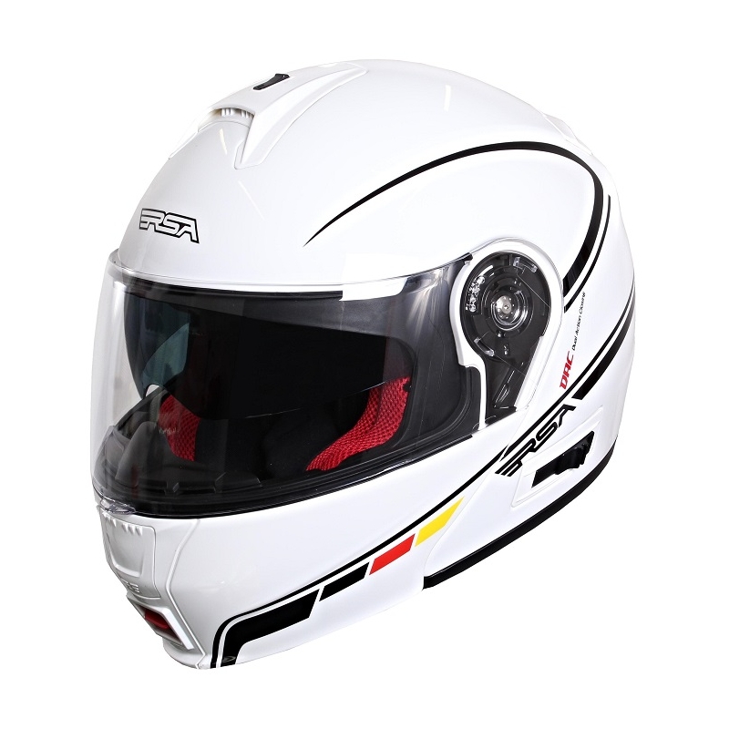 Cască de motocicletă RSA TR-01 alb-negru lichidare