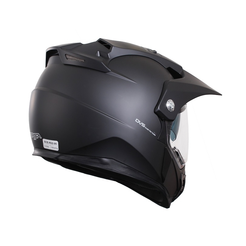 Cască de enduro cu parasolar RSA MX-01 negru mat lichidare