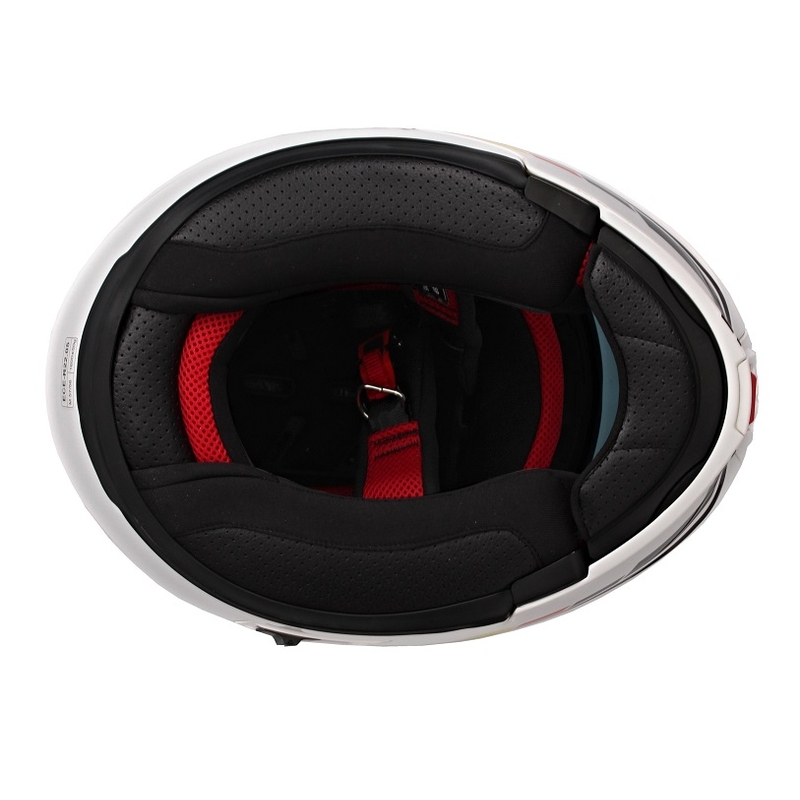 Cască de motocicletă RSA TR-01 alb-negru lichidare