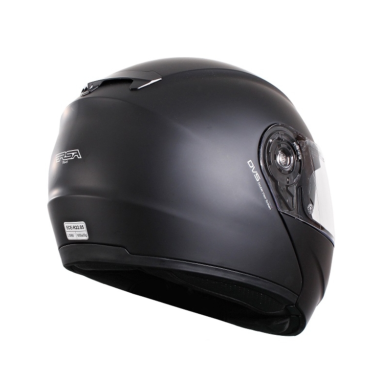 Cască de motocicletă RSA TR-01 neagră mată flip-up lichidare