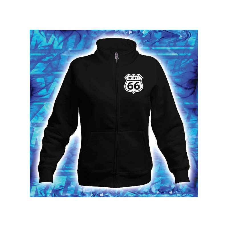 Pulover pentru femei cu motiv Route 66 lichidare