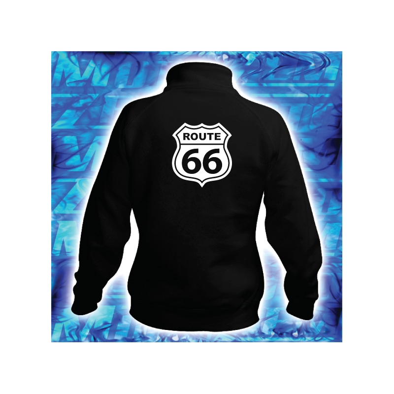 Pulover pentru femei cu motiv Route 66 lichidare