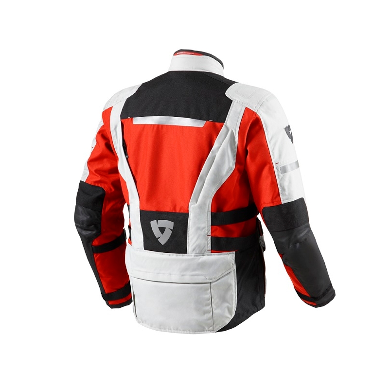 Jachetă pentru motociclete Revit Sand 2 argintiu/roșu lichidare