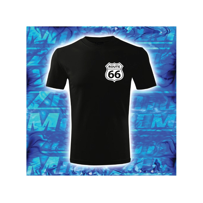 Tricou cu motiv Route 66