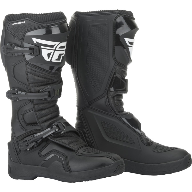 Cizme de motocicletă Fly Racing NEW Maverik 2019 negru - Grad II