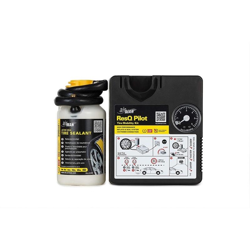 Kit automat de reparare a anvelopelor airMAN ResQ Pilot
