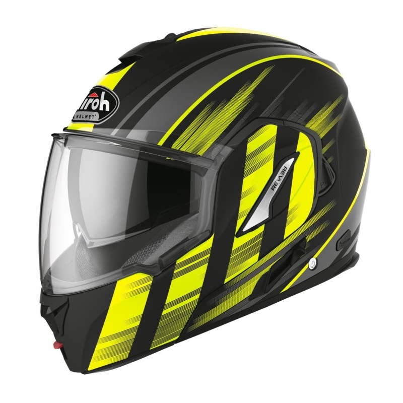 Cască de protecție Airoh REV19 Ikon negru-galben-fluo