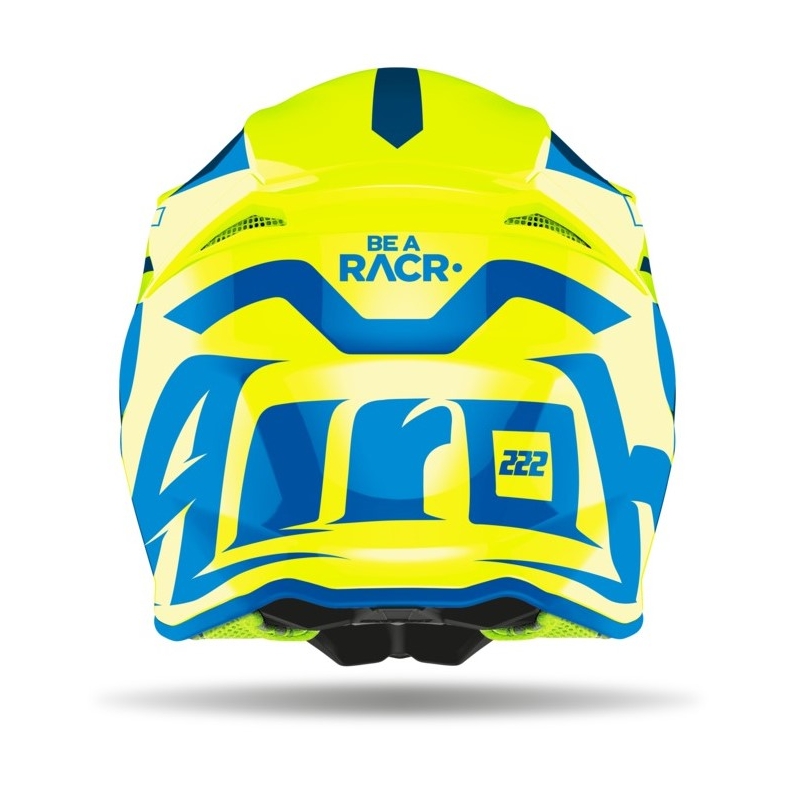 Cască de motocros Airoh Twist 2.0 Replica Cairoli 2020 albastru-fluo galben