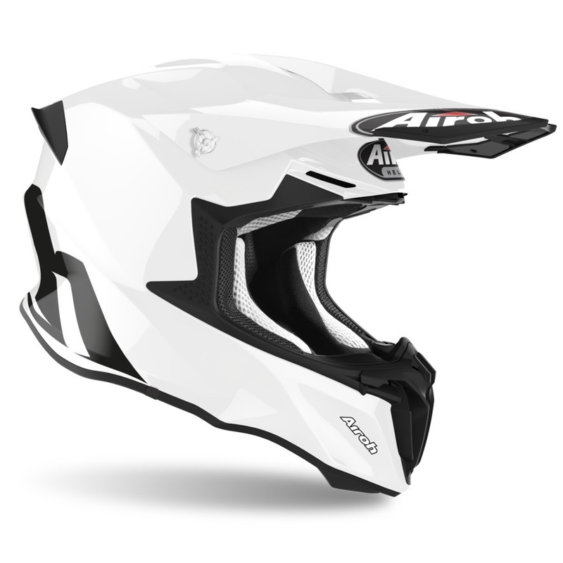 Cască de motocross Airoh Twist Culoare albă