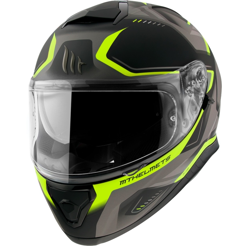 Cască integrală MT Thunder 3 SV Turbine negru-cenușiu-galben-fluo lichidare