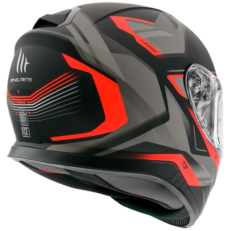 Cască integrală MT Thunder 3 SV Turbine negru-gri-roșu lichidare