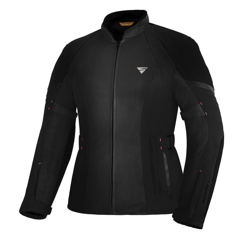 Jacheta de motociclete Shima Jet Black pentru femei lichidare