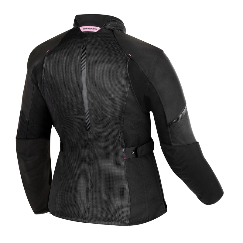 Jacheta de motociclete Shima Jet Black pentru femei lichidare