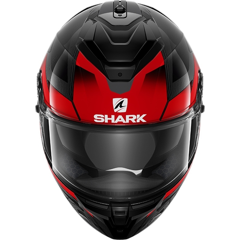 Cască integrală SHARK SPARTAN GT Carbon Shestter negru-roșu