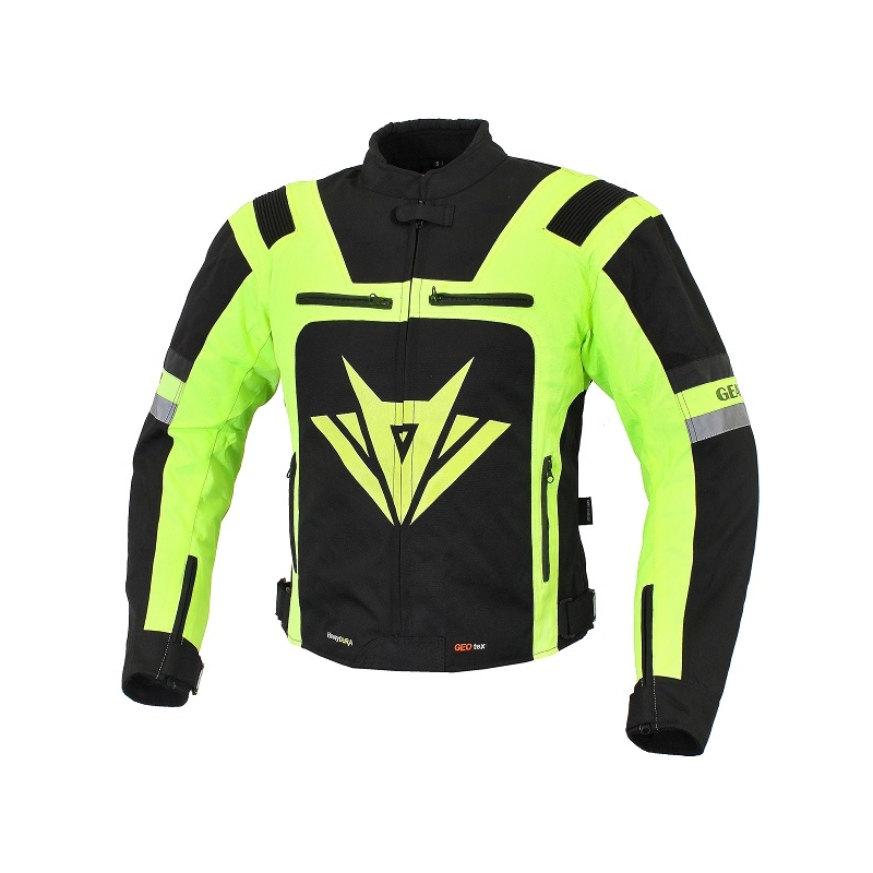 RSA Gear negru-fluo galben jacheta de motociclete lichidare
