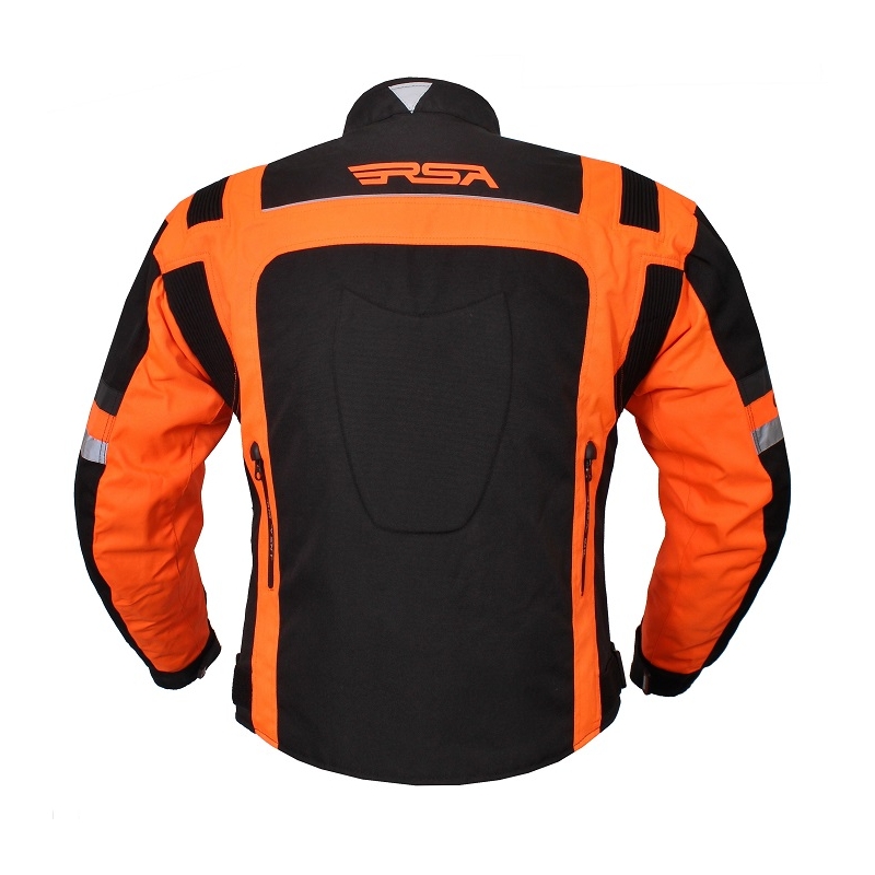 RSA Gear negru și portocaliu jacheta de motociclete lichidare