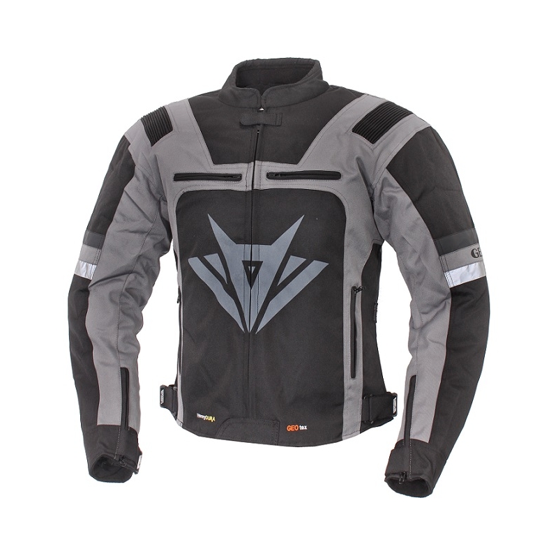 RSA Gear negru și gri jacheta de motociclete lichidare