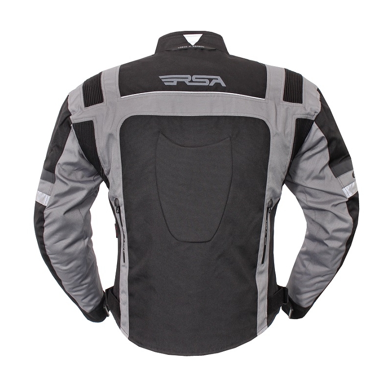 RSA Gear negru și gri jacheta de motociclete lichidare