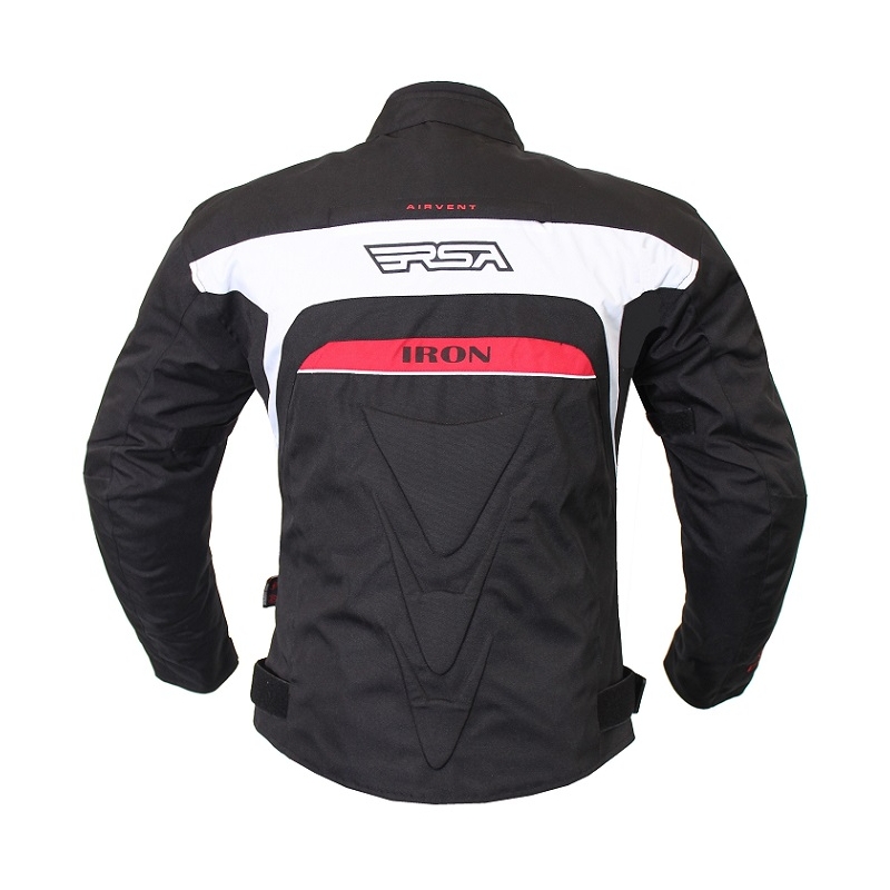 RSA Iron negru și roșu jacheta de motociclete lichidare