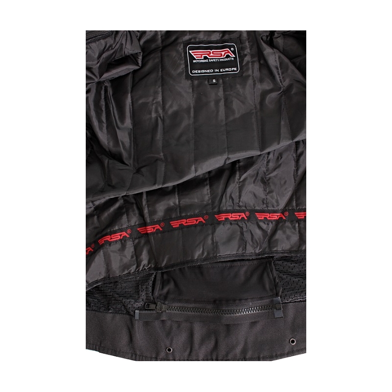 RSA Iron negru și roșu jacheta de motociclete lichidare
