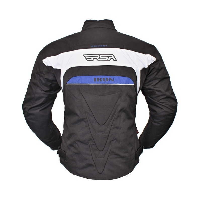 RSA Iron negru și albastru de fier  jacheta de motociclete negru și albastru lichidare
