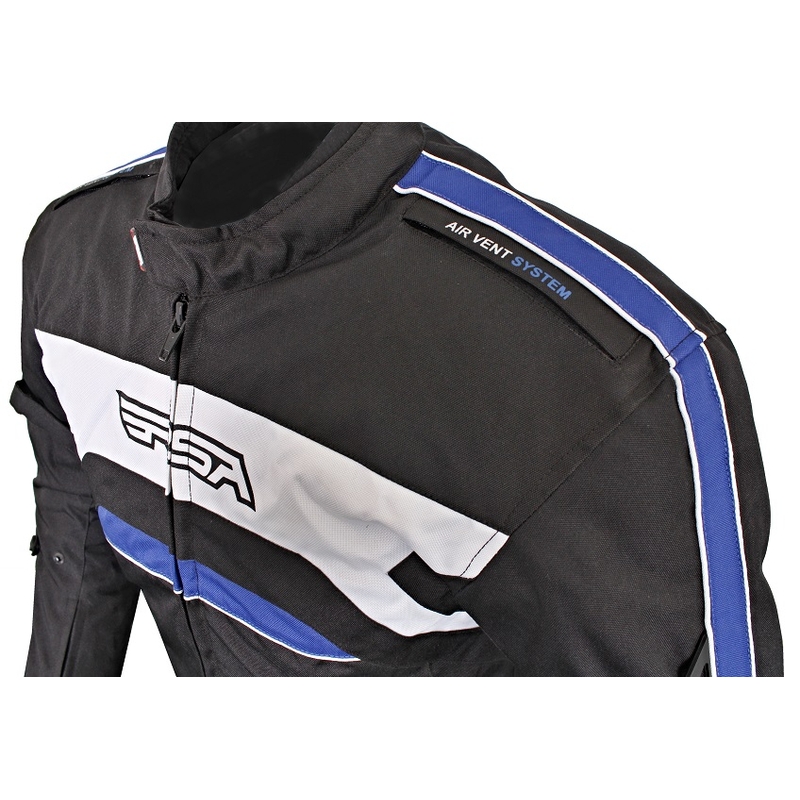 RSA Iron negru și albastru de fier  jacheta de motociclete negru și albastru lichidare