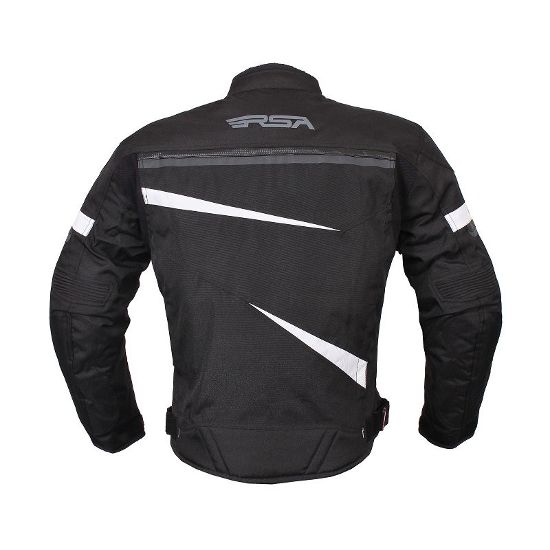 RSA Razor Razor negru și alb jachetă de motociclete lichidare