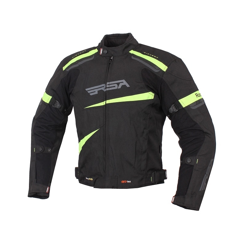 RSA Razor Razor negru-fluo galben jachetă de motociclete výprodej lichidare