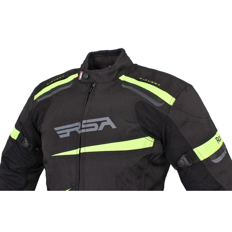 RSA Razor Razor negru-fluo galben jachetă de motociclete výprodej lichidare
