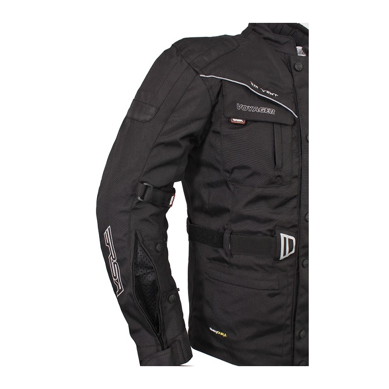 Jacheta de motociclete RSA Voyager negru lichidare