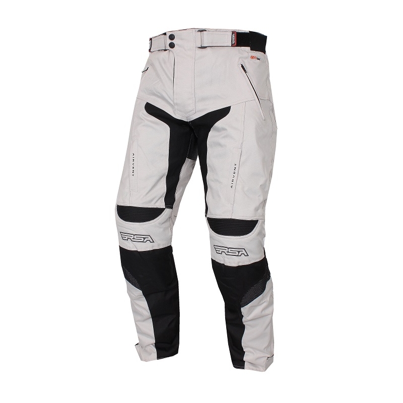 RSA Racer pantaloni de motocicletă gri-negru lichidare