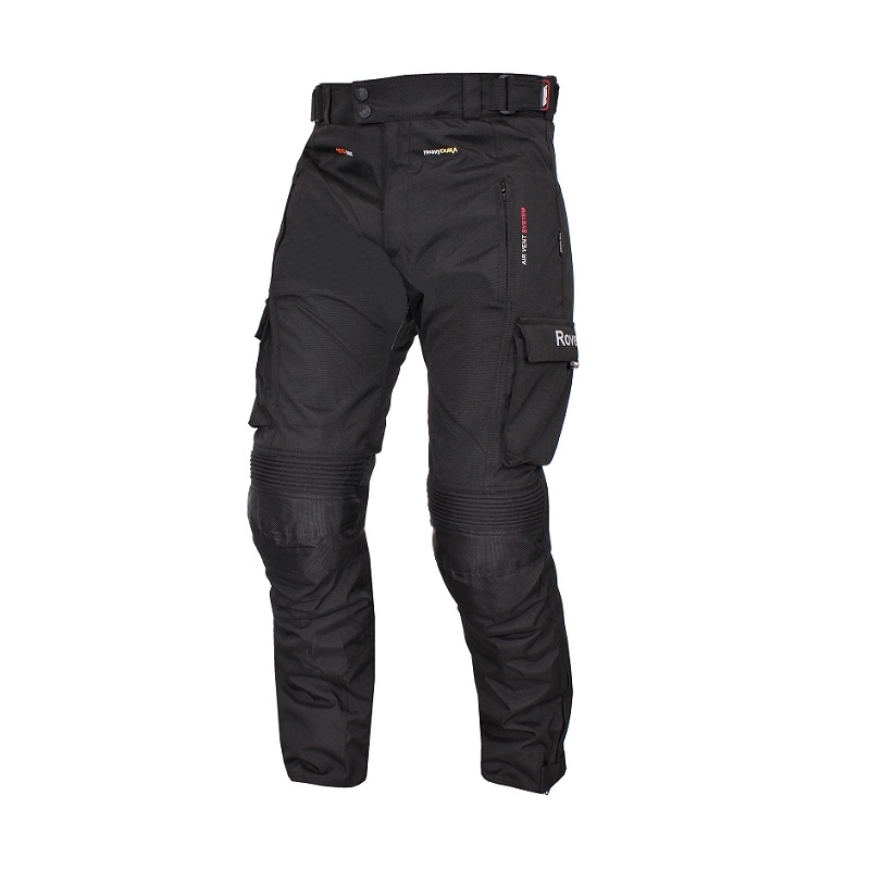 RSA Rover Rover negru pantaloni de motociclete lichidare