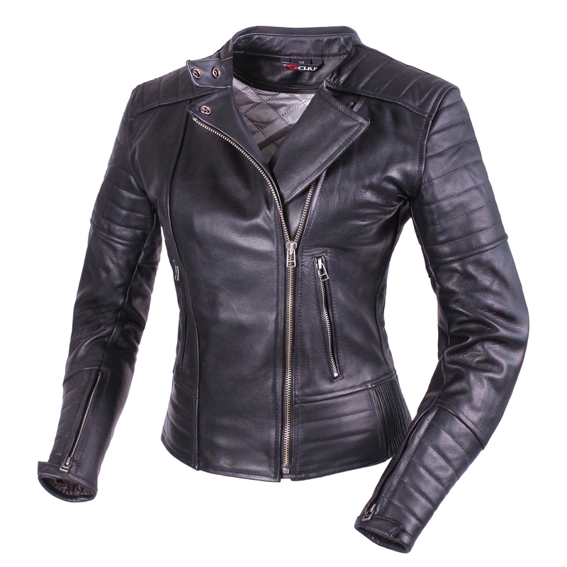 Jacheta de motociclete pentru femei Tschul 655 negru lichidare