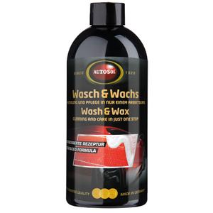 Șampon cu ceară Autosol Wash and Wax 500 ml