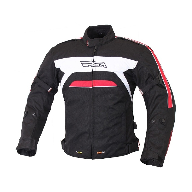 RSA Iron negru și roșu jacheta de motociclete lichidare