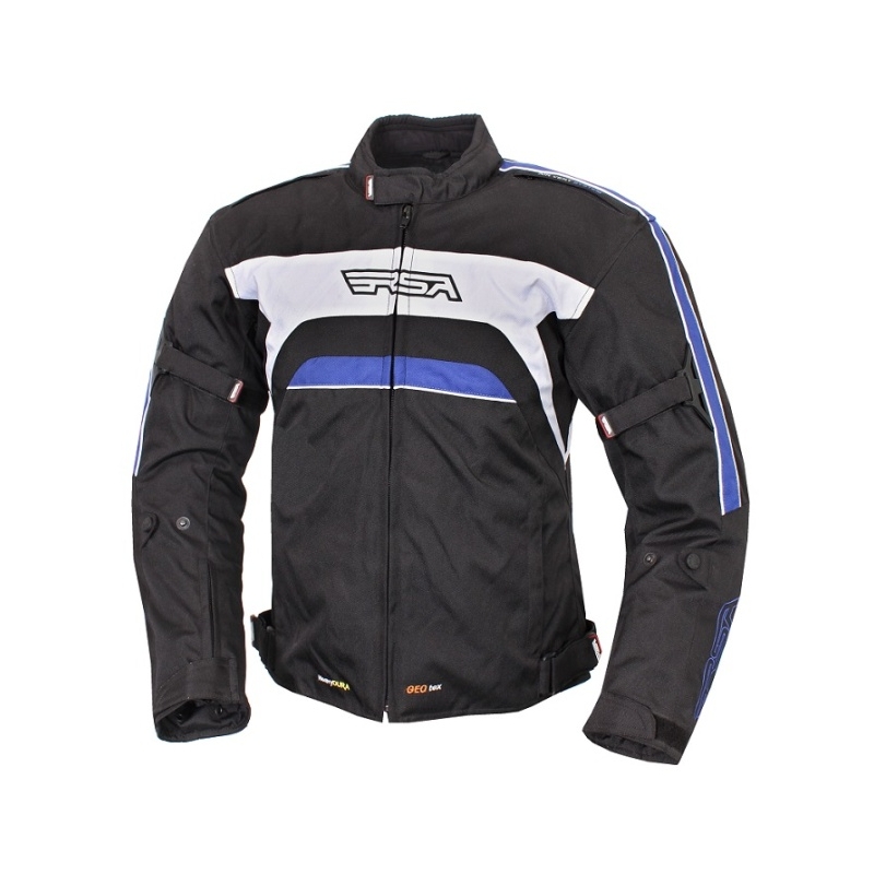 RSA Iron negru și albastru de fier  jacheta de motociclete negru și albastru lichidare