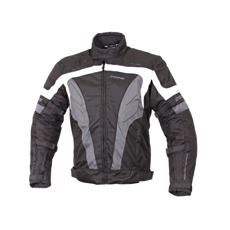 Jachetă moto Ozone Delta 2 negru și alb lichidare