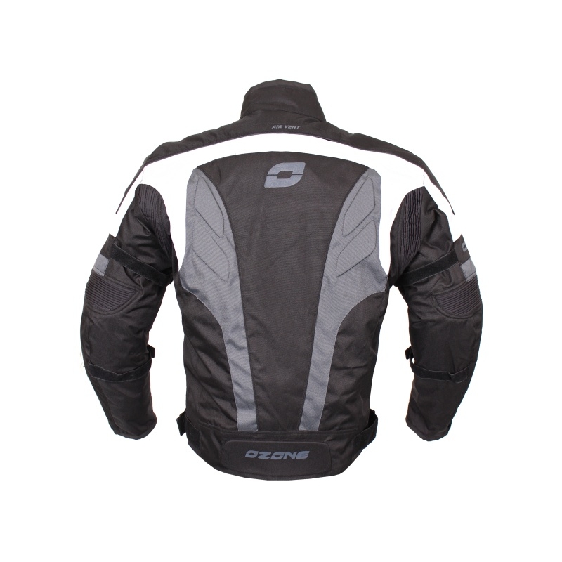 Jachetă moto Ozone Delta 2 negru și alb lichidare