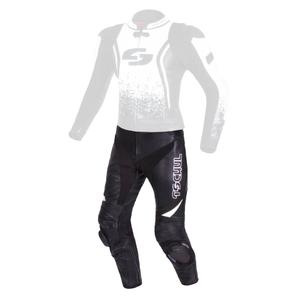 Pantaloni Tschul 585 negru și alb pentru bărbați výprodej lichidare
