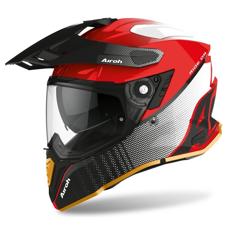 Cască de enduro Airoh Commander Progress SE roșu-negru
