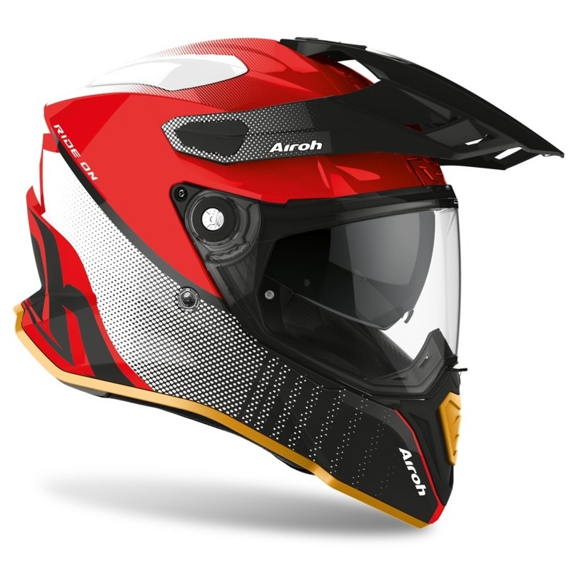 Cască de enduro Airoh Commander Progress SE roșu-negru