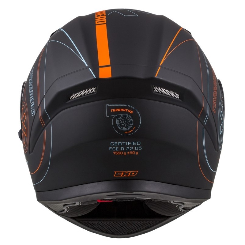 Cască Cassida Integral 3.0 Turbohead negru-portocaliu-albastru lichidare